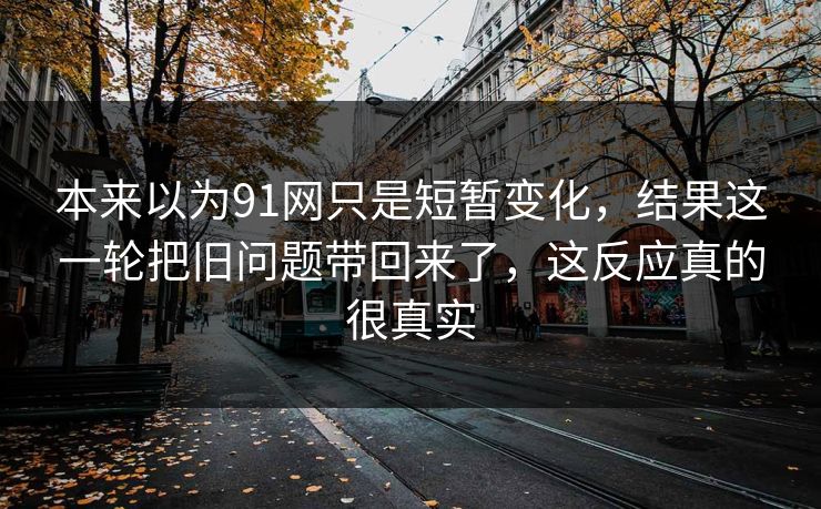 本来以为91网只是短暂变化，结果这一轮把旧问题带回来了，这反应真的很真实